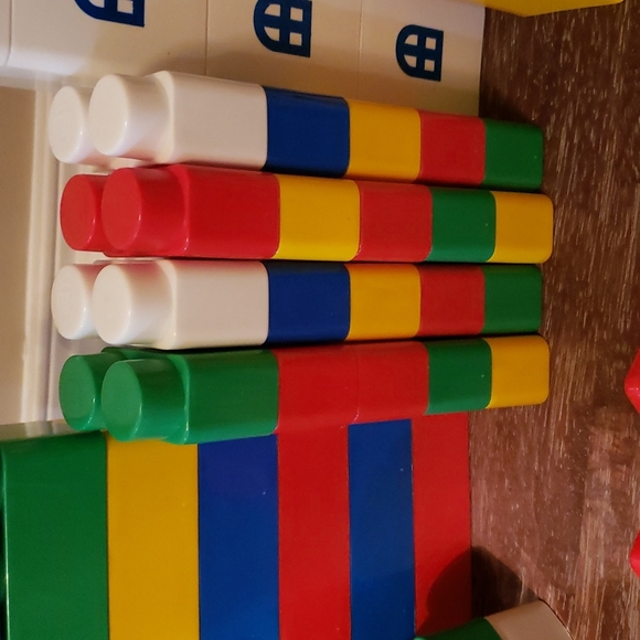 💖HP💖Rare! Vintage! MOLTO BLOCKS CITY (Part 1 of 2) 47 Pieces - Picture 2 of 12